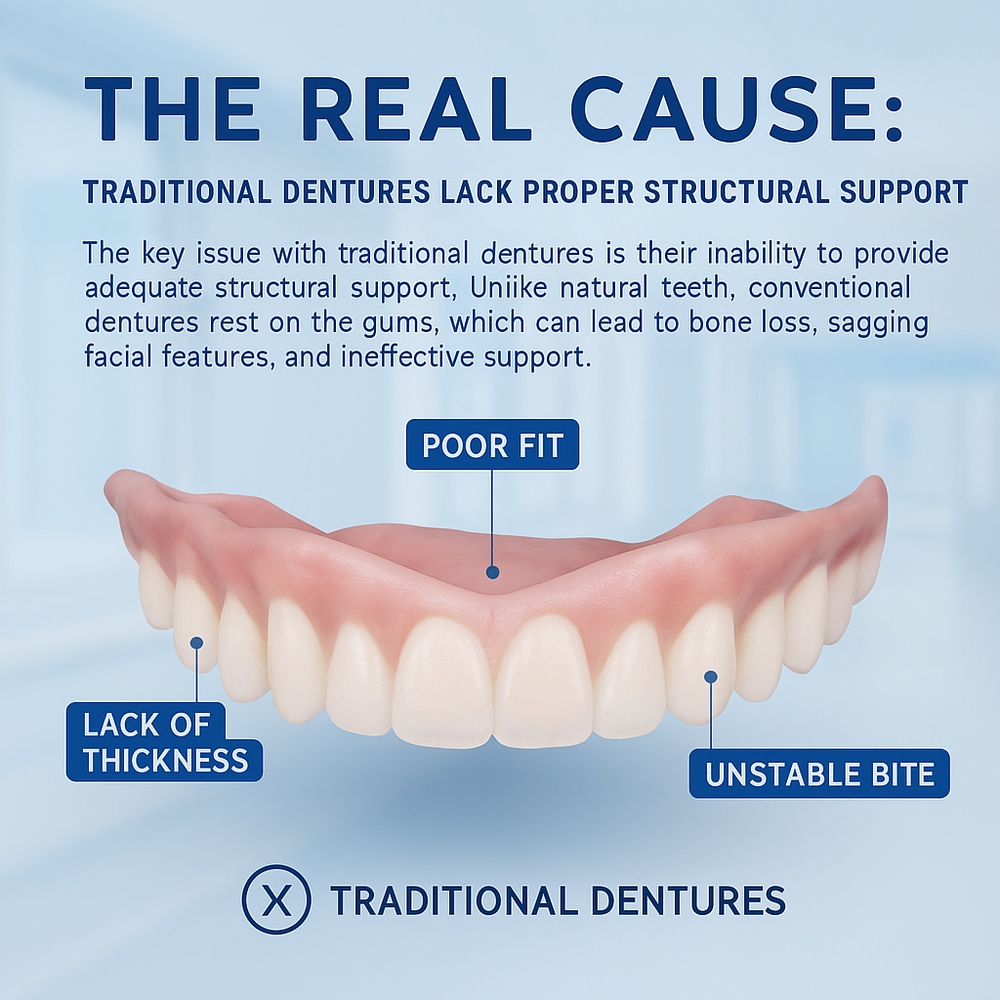 🦷 Advanced Customized Full Denture Set 🔥 10,000+ Sold In Last 30 Day ✨